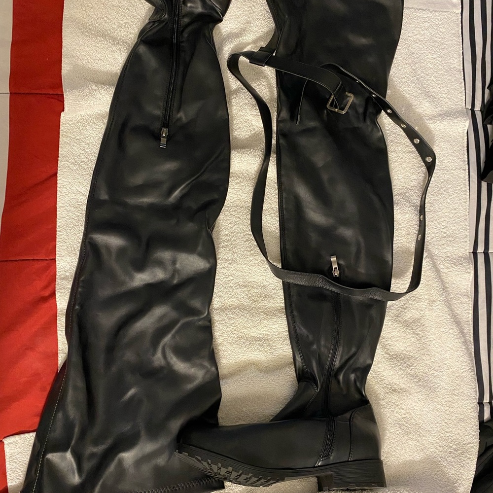Black Over the Knee Boots